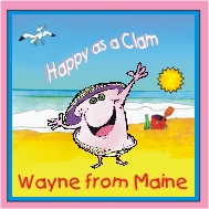 "HAPPY AS A CLAM"